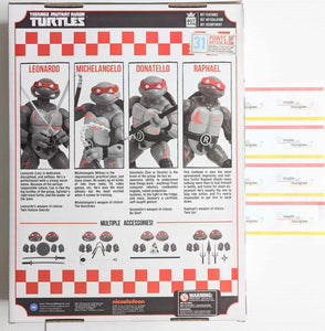 BST AXN Best Action Figures - TMNT - 5" Turtles Battle Damage 4-Pack