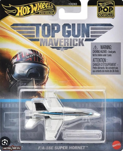 Hot Wheels 2024 Premium Pop Culture F/A-18E Super Hornet TOP GUN Maverick Maple and Mangoes