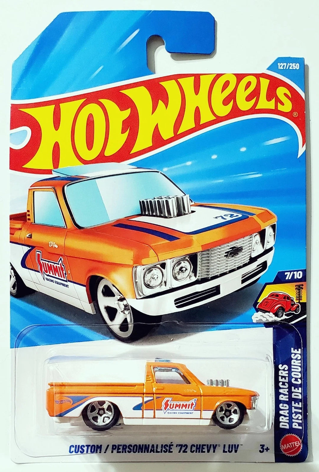 Hot Wheels 2026, Drag Racers, Custom `72 Chevy Luv – Maple and Mangoes