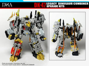 DNA Design DK-47 Upgrade Kit for Legacy Core Dinobot Combiner Volcanicus Maple and Mangoes