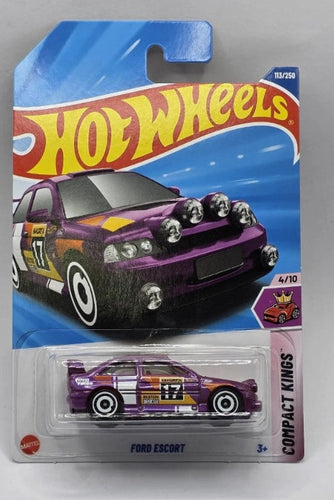 Hot Wheels 2025 L Case Compact Kings 4/10 Ford Escort 113/250 Purple