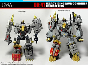 DNA Design DK-47 Upgrade Kit for Legacy Core Dinobot Combiner Volcanicus Maple and Mangoes