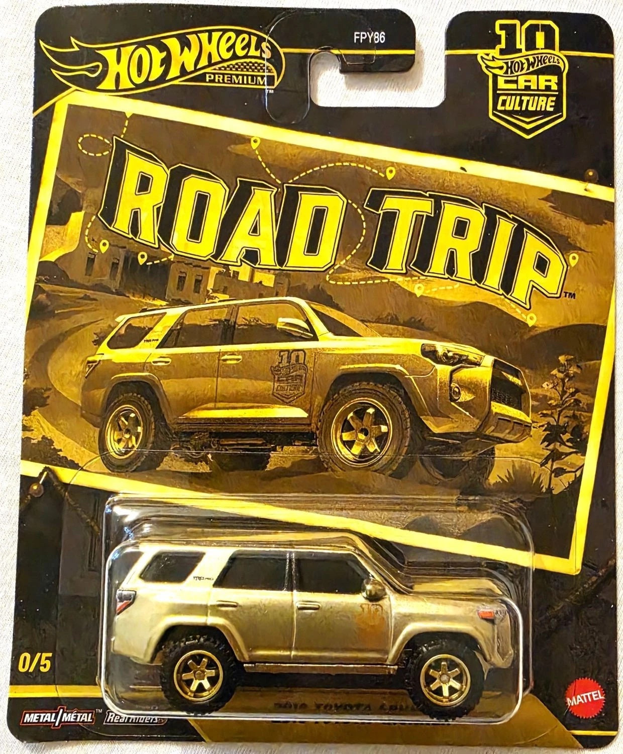 Hot Wheels Premium - 2026 Road Trip Chase 0/5 2018 Toyota 4Runner