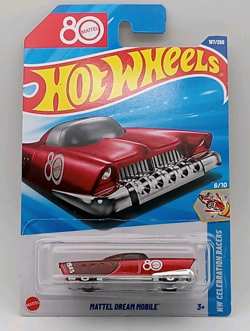 Hot Wheels 2025 167/250 Mattel Dream Mobile HW Celebration Racers 6/10