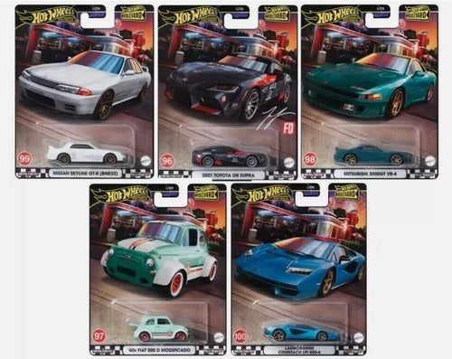 Hot Wheels - Boulevard - 2024 - #96-100 - Set of 5 Maple and Mangoes