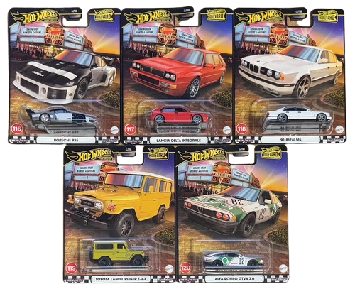 2025 Hot Wheels Boulevard #116-#120 - SET OF 5  Maple and Mangoes