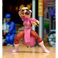 Load image into Gallery viewer, Street Fighter Chun Li Pink 1/12 Deluxe Action Figure Exclusive Maple and Mangoes
