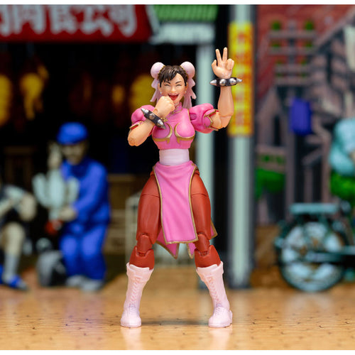 Street Fighter Chun Li Pink 1/12 Deluxe Action Figure Exclusive Maple and Mangoes