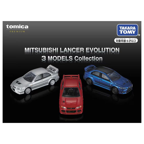 Tomica Premium Diecast Model Car - MITSUBISHI LANCER EVOLUTION 3 MODELS COLLECTION Maple and Mangoes