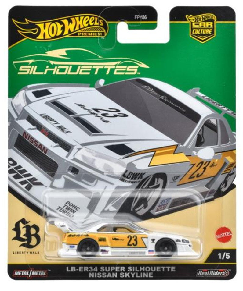 Hot Wheels Car Culture Silhouette LB-ER34 Super Silhouette Nissan Skyline Maple and Mangoes