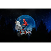 Load image into Gallery viewer, NECA - E.T. the Extra-Terrestrial Elliott and E.T. on Bicycle 40th Anniversary 7-Inch Scale Action Figure Maple and Mangoes
