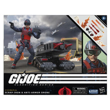 Load image into Gallery viewer, G.I. Joe Classified Series 6-Inch Scrap-Iron &amp; Anti-Armor Drone Action Figure Maple and Mangoes
