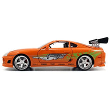 Load image into Gallery viewer, Hollywood Rides Fast and the Furious Toyota Supra 1:24 Scale Die-Cast Metal Vehicle with Brian Figure Maple and Mangoes
