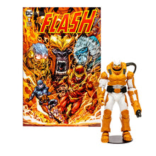 Load image into Gallery viewer, The Flash Heatwave Page Punchers 7-Inch Scale Action Figure with The Flash Comic Book Maple and Mangoes
