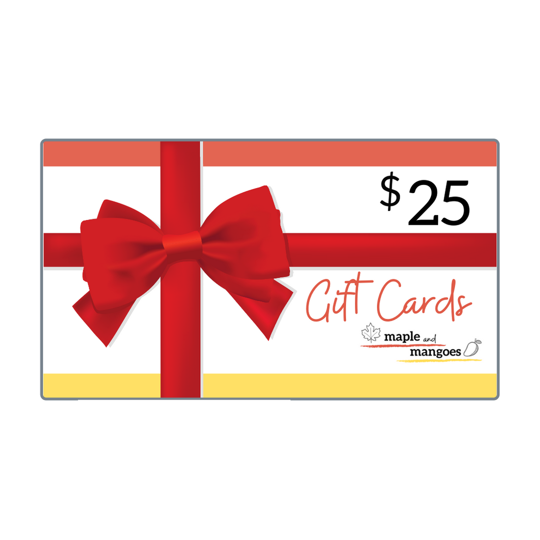 Maple and Mangoes Gift Cards