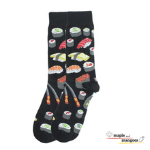 Load image into Gallery viewer, Sushi Lover Socks in Black
