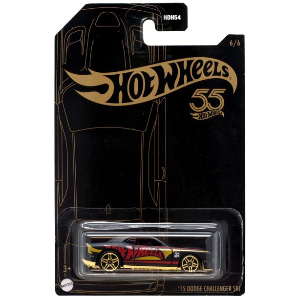 Hot Wheels Pearl and Chrome 2023 Vehicle Mix 1 '15 Dodge Challenger SRT