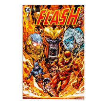 Load image into Gallery viewer, The Flash Heatwave Page Punchers 7-Inch Scale Action Figure with The Flash Comic Book Maple and Mangoes
