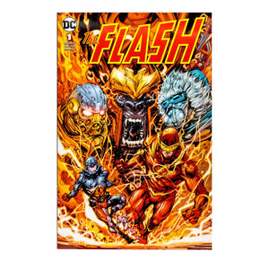 The Flash Captain Cold Page Punchers 7-Inch Scale Action Figure with The Flash Comic Book Maple and Mangoes