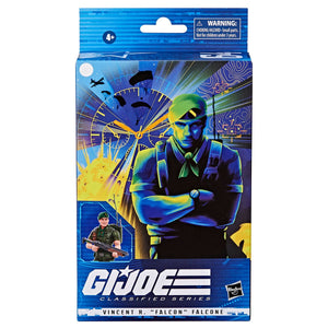 G.I. Joe Classified Series 6-Inch Vincent R. Falcon Falcone Action Figure Maple and Mangoes