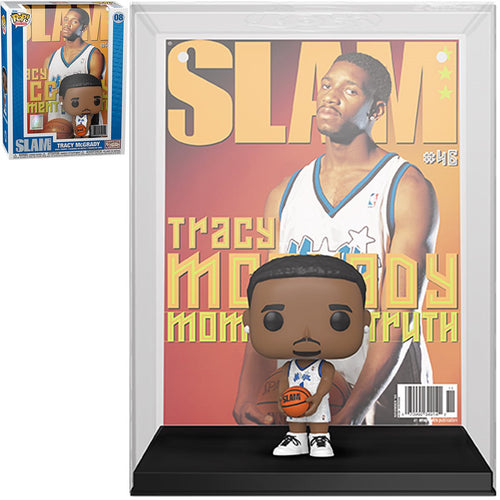 NBA SLAM Tracy McGrady Pop! Cover Figure with Case Maple and Mangoes