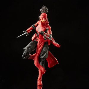 Spider-Man Retro Marvel Legends Elektra Natchios Daredevil 6-Inch Action Figure Maple and Mangoes