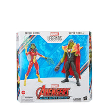 Load image into Gallery viewer, Avengers 60th Anniversary Marvel Legends Skrull Queen and Super-Skrull 6-Inch Action Figures
