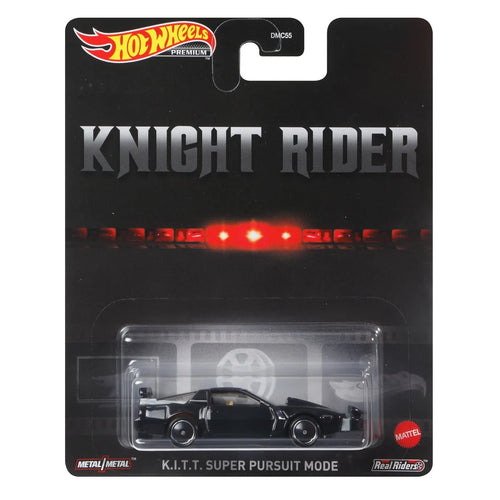 Hot Wheels Premium K.I.T.T. Super Pursuit Mode Knight Rider Maple and Mangoes