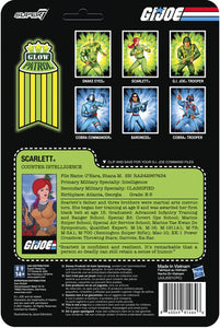 Super7 - G.I. Joe ReAction Figures Wave 1B - Scarlett (Glow Patrol) (SDCC 2022 Exclusive) Maple and Mangoes