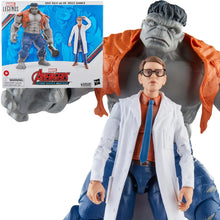 Load image into Gallery viewer, Avengers 60th Anniversary Marvel Legends Gray Hulk and Dr. Bruce Banner 6-Inch Action Figures Maple and Mangoes
