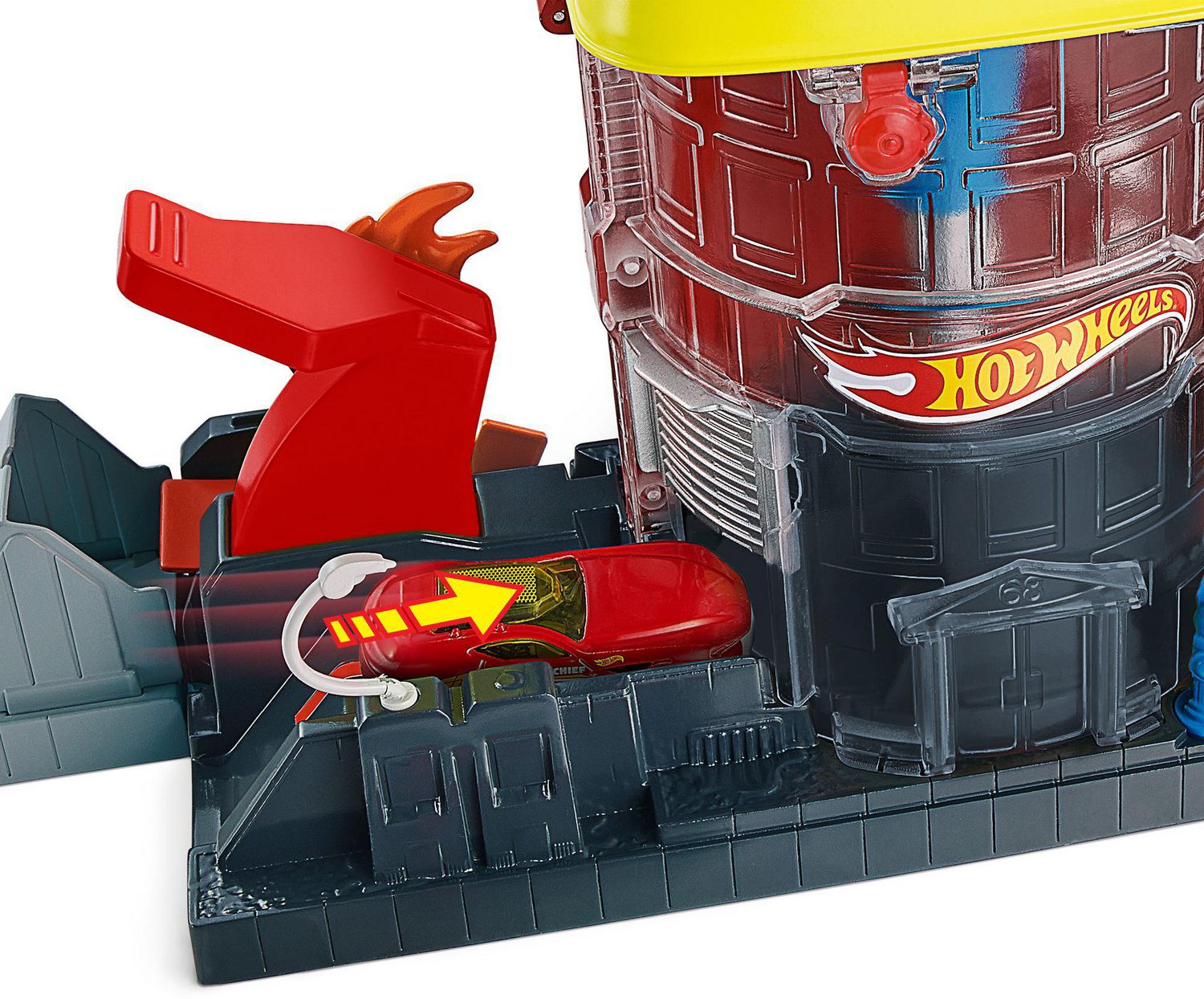 Hot Wheels City Super Fire House Rescue Playset