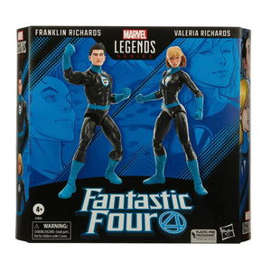 Fantastic Four Marvel Legends Franklin Richards and Valeria Richards 6-Inch Action Figures Maple and Mangoes
