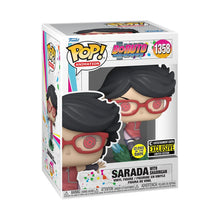 Load image into Gallery viewer, Boruto Sarada with Sharingan Glow-in-the-Dark Pop! Vinyl Figure - Entertainment Earth Exclusive Maple and Mangoes

