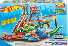 Load image into Gallery viewer, Hot Wheels City Car Wash and Giant Gator Maple and Mangoes
