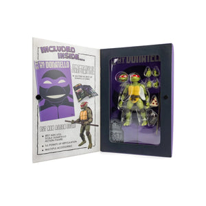 Teenage Mutant Ninja Turtles Best of Donatello IDW Comic Book and 5-Inch BST AXN Action Figure Set Maple and Mangoes