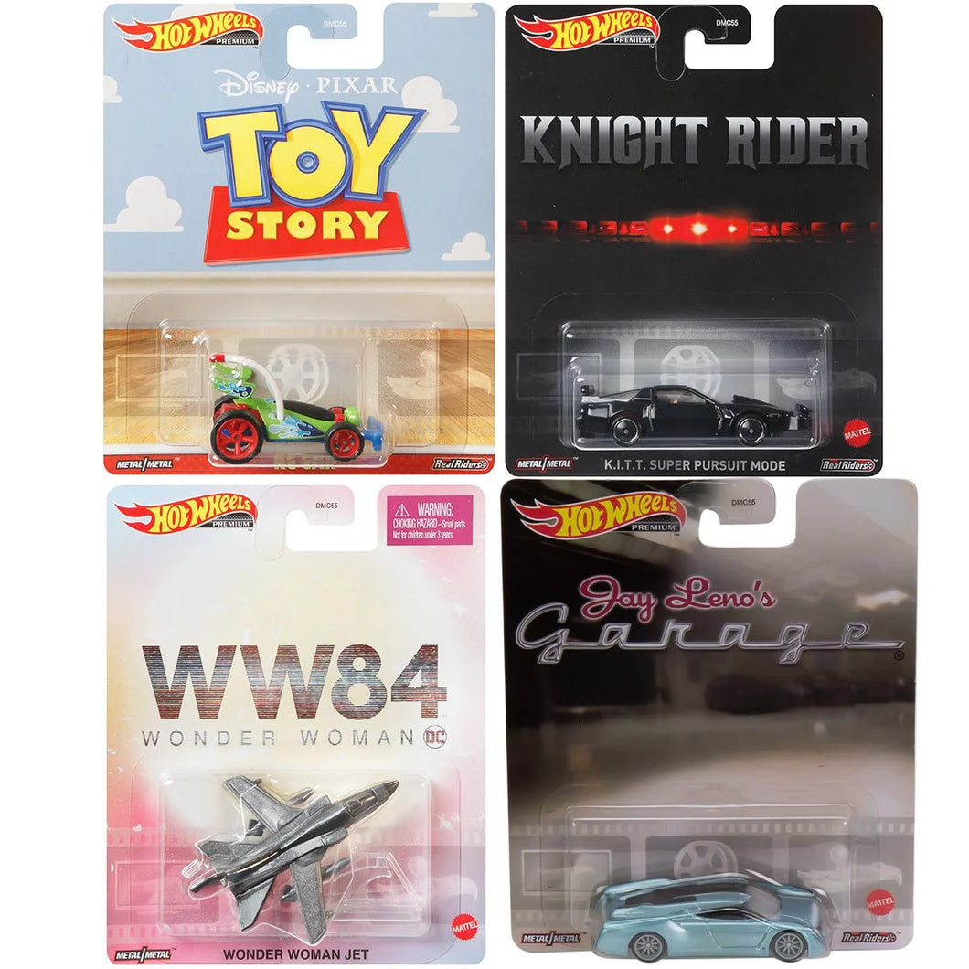 Hot Wheels Retro Entertainment 2022 Mix 6 Vehicles Set of 5