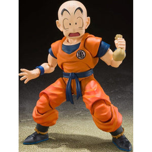 Dragon Ball Z Krillin Earth's Strongest Man S.H.Figuarts Action Figure Maple and Mangoes