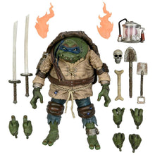 Load image into Gallery viewer, Universal Monsters x Teenage Mutant Ninja Turtles Ultimate Leonardo as The Hunchback 7-Inch Scale Action Figure Maple and Mangoes
