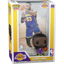 Load image into Gallery viewer, NBA LeBron James Pop! Trading Card Figure with Case
