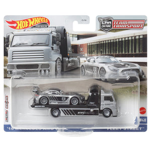 Hot Wheels Premium Team Transport Euro Transport with '16 Mercedes AMG GT3  Maple and Mangoes