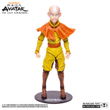 Load image into Gallery viewer, Avatar: The Last Airbender Aang Avatar State Gold Label 7-Inch Action Figure Maple and Mangoes

