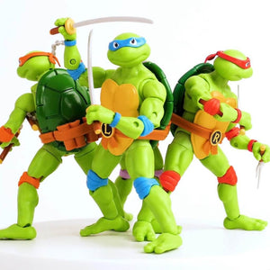 Teenage Mutant Ninja Turtles BST AXN 5-Inch Action Figure Set of 4 Maple and Mangoes