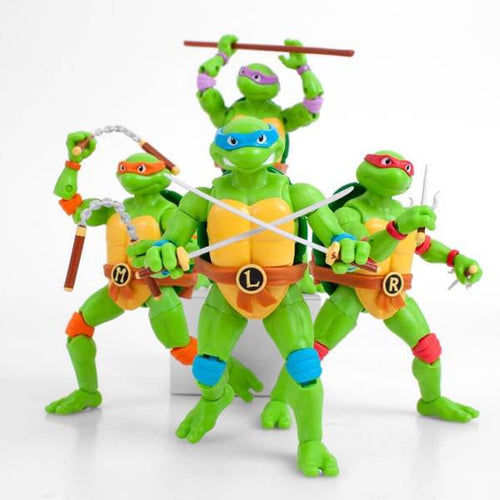 Teenage Mutant Ninja Turtles BST AXN 5-Inch Action Figure Set of 4 Maple and Mangoes