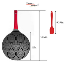 Load image into Gallery viewer, Cute Animals Mini Pancake Non-Stick Pan with Silicone Spatula
