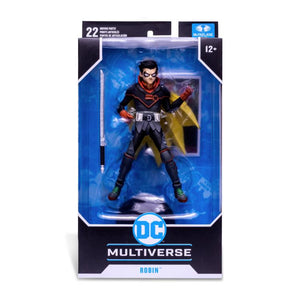 DC Multiverse Damian Wayne Robin Infinite Frontier 7-Inch Scale Action Figure Maple and Mangoes