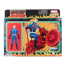 Load image into Gallery viewer, Marvel Legends Retro 375 Collection Ghost Rider 3 3/4-Inch Action Figures with Motorcycle
