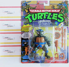 Load image into Gallery viewer, Playmates Teenage Mutant Ninja Turtles Classic with Storage Shells Set of 4 Maple and Mangoes

