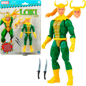 Marvel Legends Retro Loki 6-Inch Action Figure Maple and Mangoes