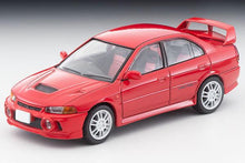 Load image into Gallery viewer, 1/64 LV-N186d Mitsubishi Lancer GSR Evolution IV (Red) by Tomytec Mape and Mangoes
