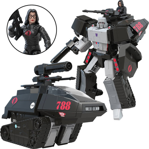 Transformers Collaborative G.I. Joe Mash-Up Megatron H.I.S.S. Tank with Cobra Baroness Figure (Pre-order) Maple and Mangoes